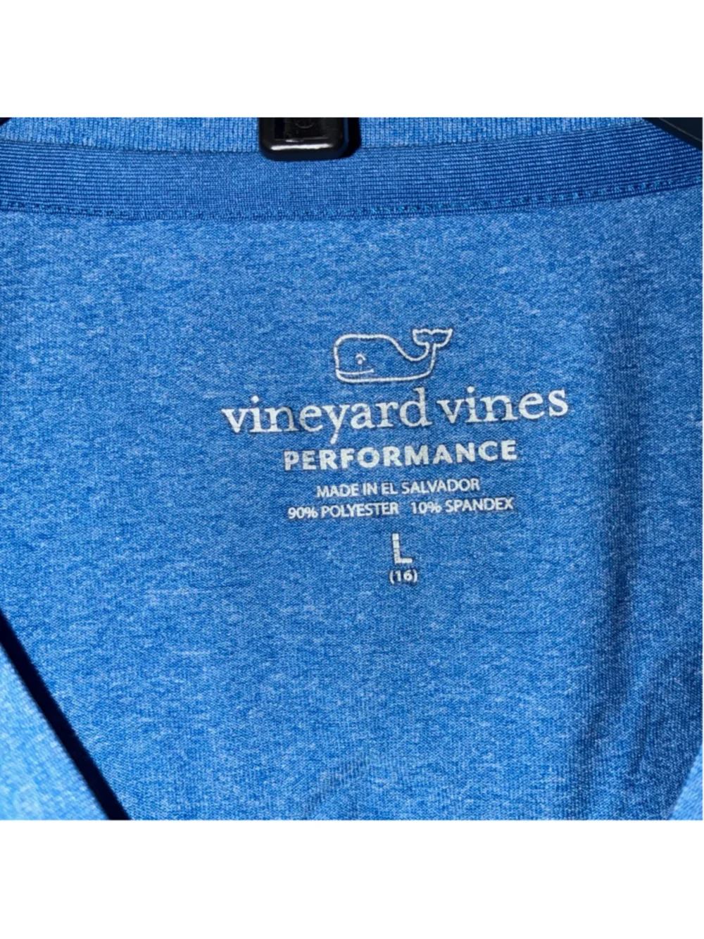 Boy’s Vineyard Vines Performance Lacrosse T-Shirt, Blue, Size L